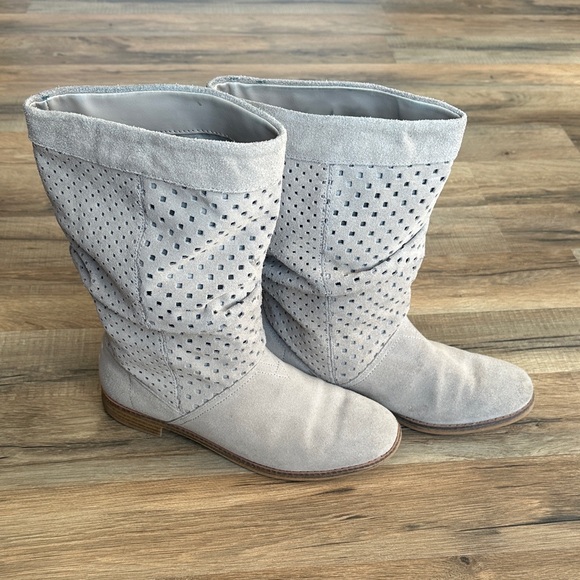 Toms Women’s Tan Slouch Mid Calf Boots Size 8.5 - Picture 3 of 11